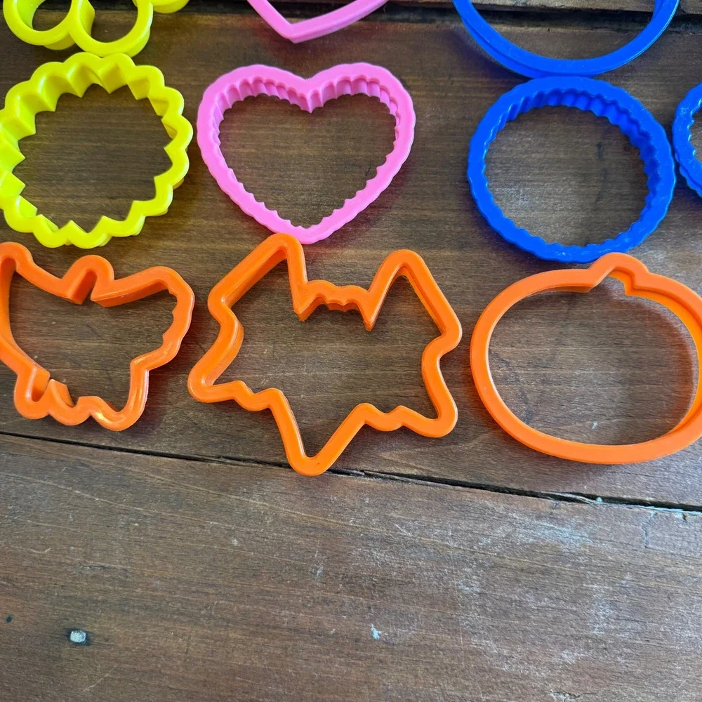 Cookie‎ Cutters Lot of 53 Alphabet Shapes Holiday Baking Supplies Plastic Crafts